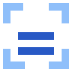 Align Two Bottom Frame Icon from Sharp Flat Set