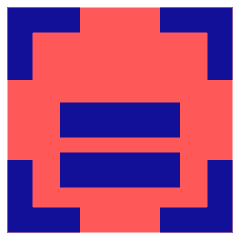 Align Two Bottom Frame Icon from Sharp Pop Set