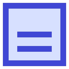 Align Two Bottom Square Icon from Sharp Duo Set