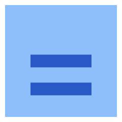 Align Two Bottom Square Icon from Sharp Flat Set