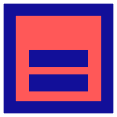 Align Two Bottom Square Icon from Sharp Pop Set