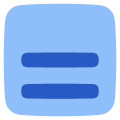 Align Two Bottom Square Icon from Plump Flat Set