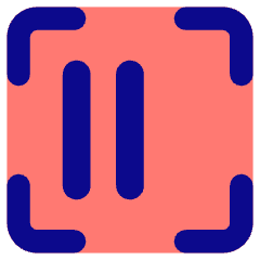 Align Two Left Frame Icon from Core Pop Set