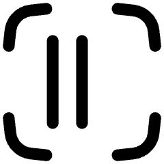 Align Two Left Frame Icon from Flex Line Set
