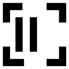 Align Two Left Frame Icon from Sharp Solid Set