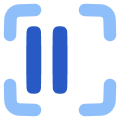 Align Two Left Frame Icon from Plump Flat Set