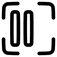 Align Two Left Frame Icon from Plump Line Set