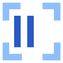 Align Two Left Frame Icon from Sharp Flat Set