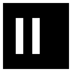 Align Two Left Square Icon from Sharp Solid Set