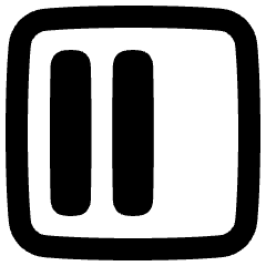 Align Two Left Square Icon from Plump Remix Set