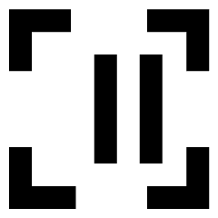 Align Two Right Frame Icon from Sharp Solid Set