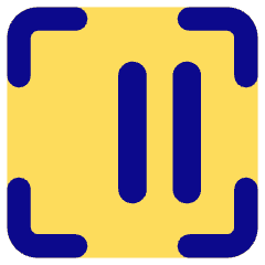 Align Two Right Frame Icon from Core Pop Set