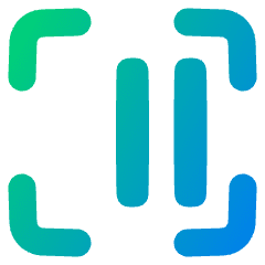 Align Two Right Frame Icon from Plump Gradient Set