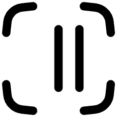 Align Two Right Frame Icon from Flex Line Set