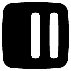Align Two Right Square Icon from Plump Solid Set