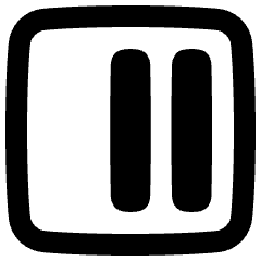 Align Two Right Square Icon from Plump Remix Set