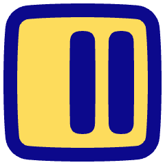 Align Two Right Square Icon from Plump Pop Set