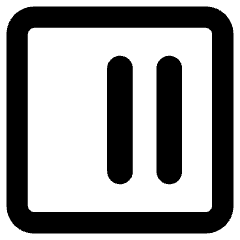 Align Two Right Square Icon from Core Remix Set
