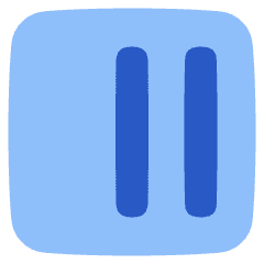 Align Two Right Square Icon from Plump Flat Set