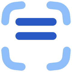 Align Two Top Frame Icon from Flex Flat Set