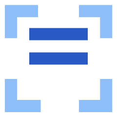 Align Two Top Frame Icon from Sharp Flat Set