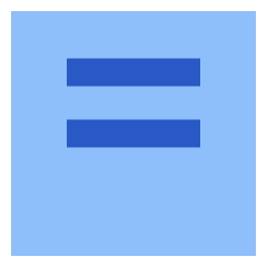 Align Two Top Square Icon from Sharp Flat Set