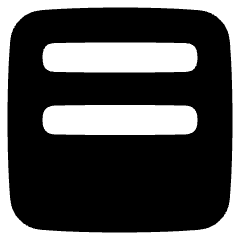 Align Two Top Square Icon from Plump Solid Set