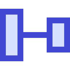 Align Vertical Center 1 Icon from Sharp Duo Set