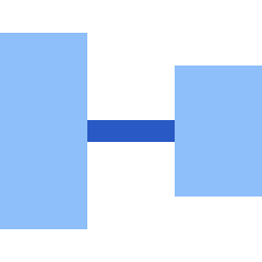 Align Vertical Center 1 Icon from Sharp Flat Set