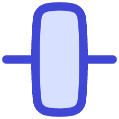 Align Vertical Center 2 Icon from Flex Duo Set