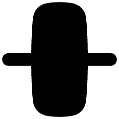 Align Vertical Center 2 Icon from Flex Solid Set