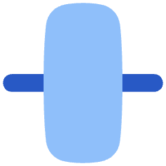 Align Vertical Center 2 Icon from Flex Flat Set