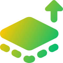 Bring Forward Icon from Core Gradient Set