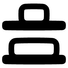 Distribute Bottom Icon from Plump Remix Set