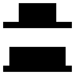 Distribute Bottom Icon from Sharp Solid Set