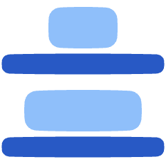 Distribute Bottom Icon from Plump Flat Set