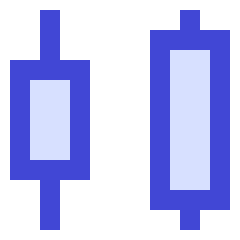 Distribute Center Horizontal Icon from Sharp Duo Set