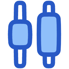 Distribute Center Horizontal Icon from Plump Duo Set
