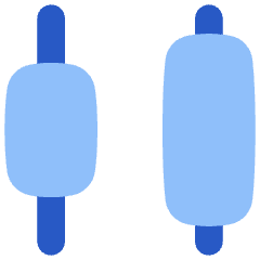 Distribute Center Horizontal Icon from Flex Flat Set
