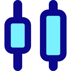 Distribute Center Horizontal Icon from Core Pop Set