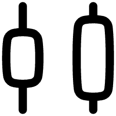 Distribute Center Horizontal Icon from Flex Line Set