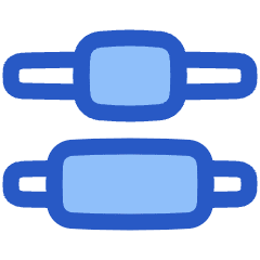 Distribute Center Vertical Icon from Plump Duo Set