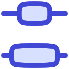 Distribute Center Vertical Icon from Flex Duo Set