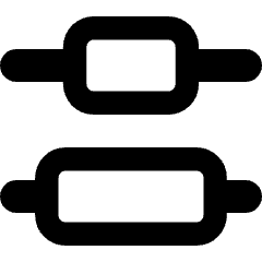 Distribute Center Vertical Icon from Core Remix Set