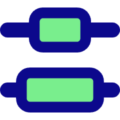 Distribute Center Vertical Icon from Core Pop Set