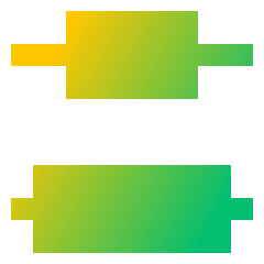 Distribute Center Vertical Icon from Sharp Gradient Set