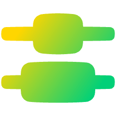 Distribute Center Vertical Icon from Plump Gradient Set