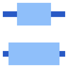 Distribute Center Vertical Icon from Sharp Flat Set