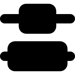 Distribute Center Vertical Icon from Micro Solid Set