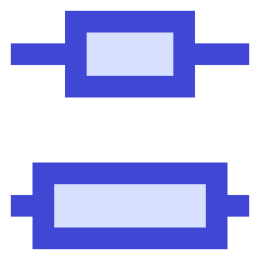 Distribute Center Vertical Icon from Sharp Duo Set
